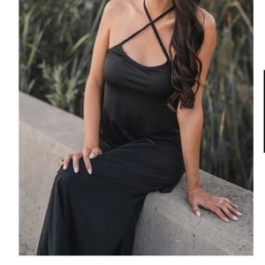 Versatile convertible black sundress, travel dress, The Undress XS/S/M/L